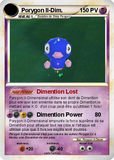 Pokemon Porygon II-Dim.