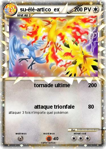 Pokemon su-élé-artico  ex
