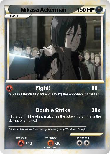 Pokemon Mikasa Ackerman