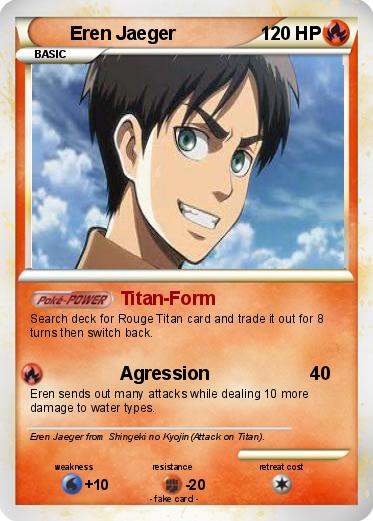 Pokemon Eren Jaeger