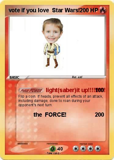Pokemon vote if you love  Star Wars!