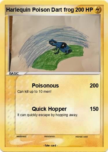 Pokemon Harlequin Poison Dart frog
