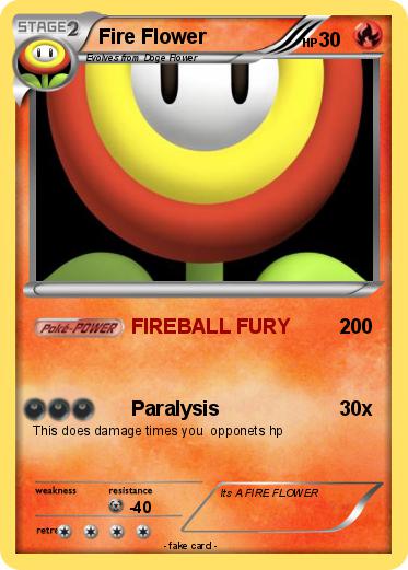 Pokemon Fire Flower