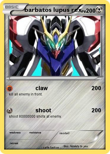 Pokemon barbatos lupus rex