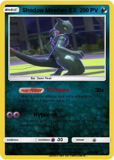 Pokemon Shadow Mewtwo EX