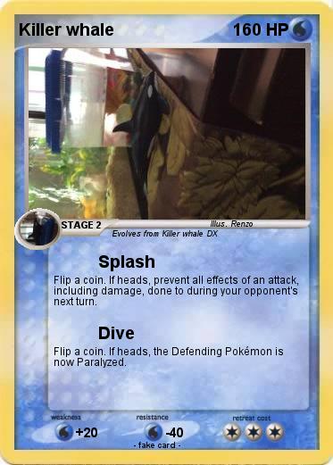 Pokemon Killer whale