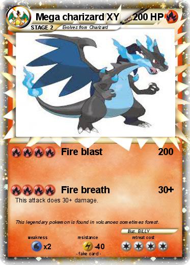 Pokemon Mega charizard XY