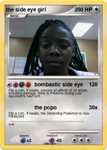 Pokemon the side eye girl