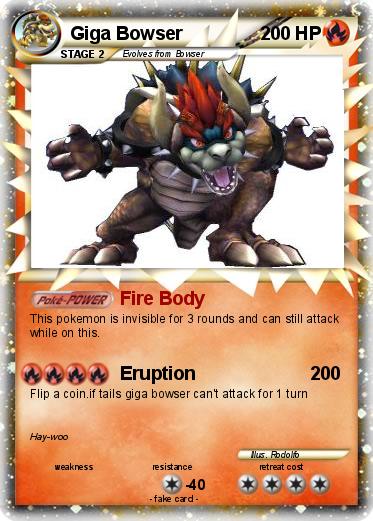 Pokemon Giga Bowser