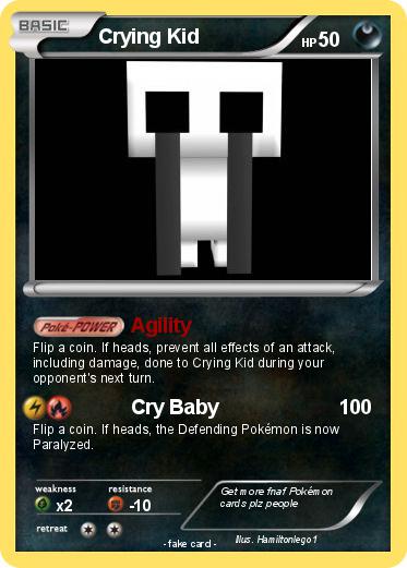 Pokemon Crying Kid