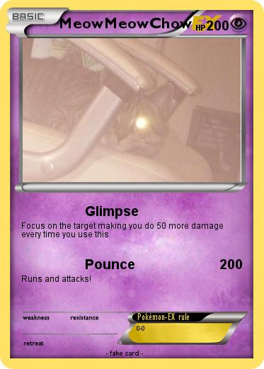 Pokemon MeowMeowChow