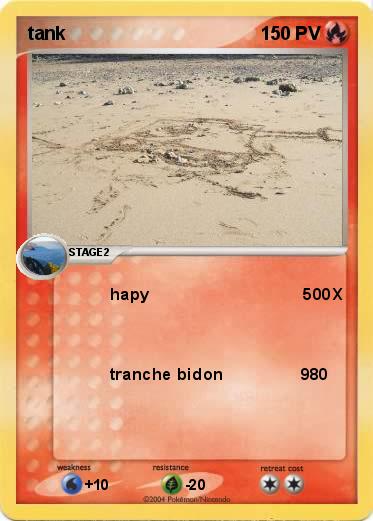 Pokemon tank                       