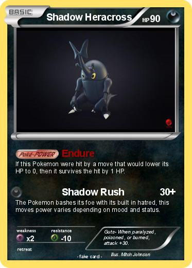 Pokemon Shadow Heracross