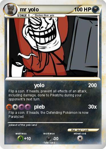 Pokemon mr yolo