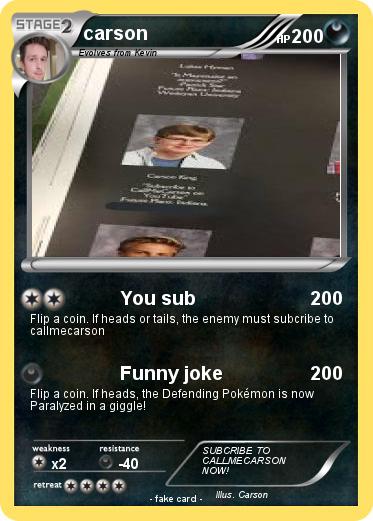 Pokemon carson