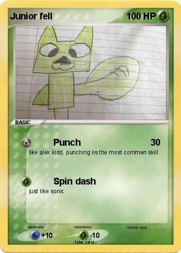 Pokemon Junior fell