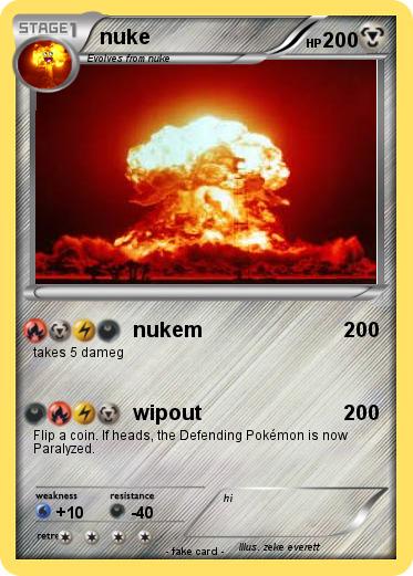 Pokemon nuke