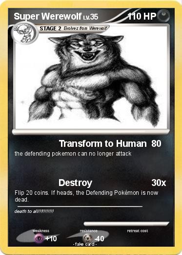 Pokemon Super Werewolf