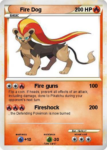 Pokemon Fire Dog