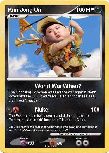 Pokemon Kim Jong Un