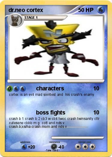 Pokemon dr.neo cortex