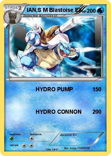 Pokemon IAN,S M Blastoise EX