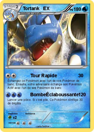 Pokemon Tortank   EX