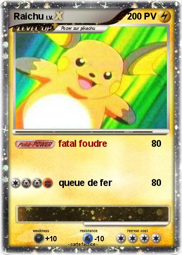 Pokemon Raichu