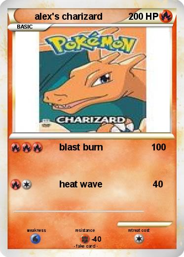 Pokemon alex's charizard