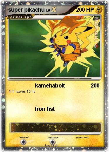 Pokemon super pikachu