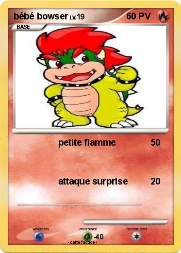 Pokemon bébé bowser