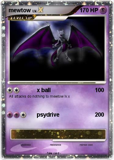Pokemon mewtow