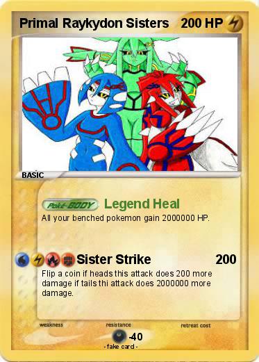 Pokemon Primal Raykydon Sisters