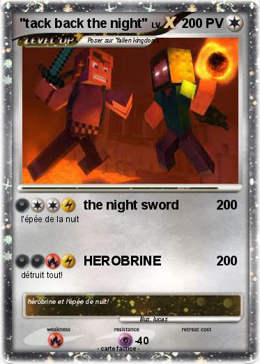 Pokemon "tack back the night"