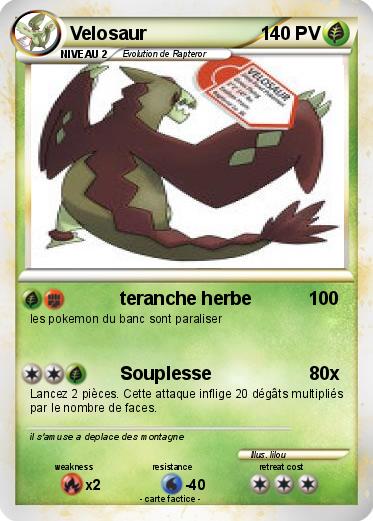Pokemon Velosaur
