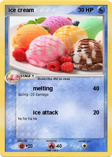 Pokemon ice cream