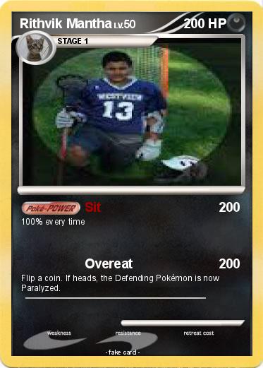 Pokemon Rithvik Mantha