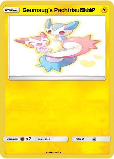 Pokemon Geumsug's Pachirisu Duo