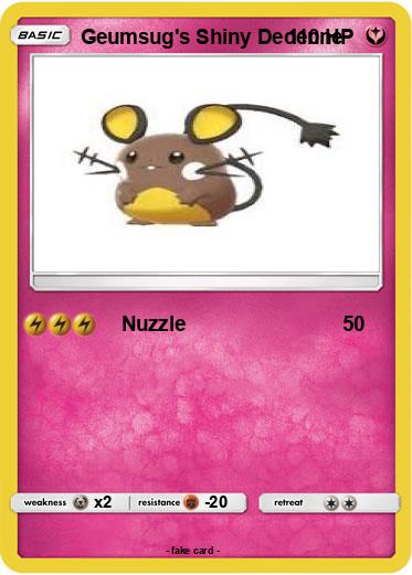 Pokemon Geumsug's Shiny Dedenne