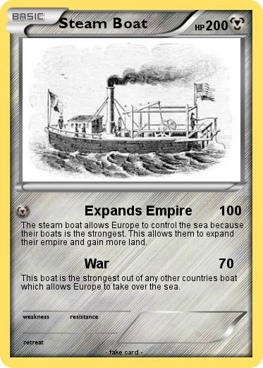Pokemon Steam Boat