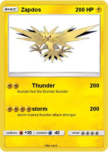 Pokemon Zapdos