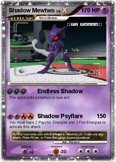 Pokemon Shadow Mewtwo