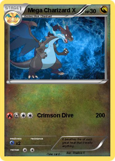 Pokemon Mega Charizard X