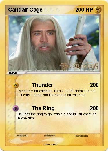 Pokemon Gandalf Cage