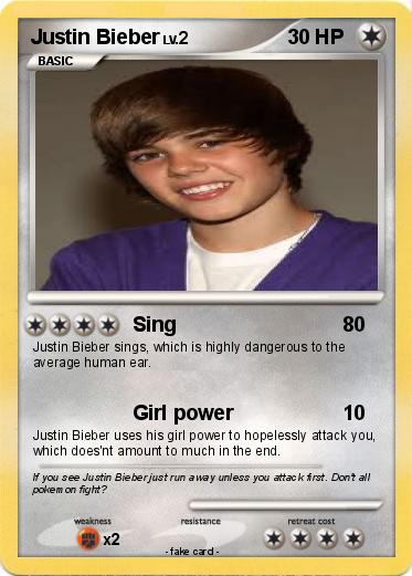 Pokemon Justin Bieber
