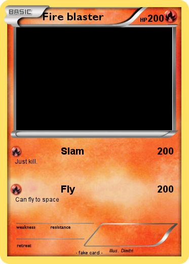Pokemon Fire blaster