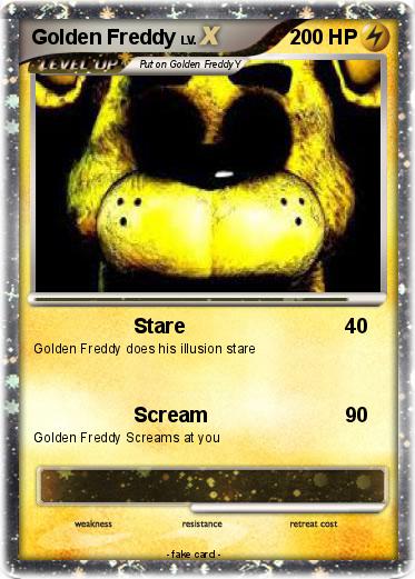 Pokemon Golden Freddy