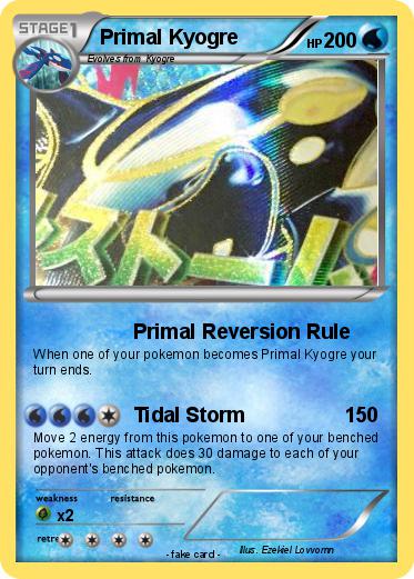 Pokemon Primal Kyogre
