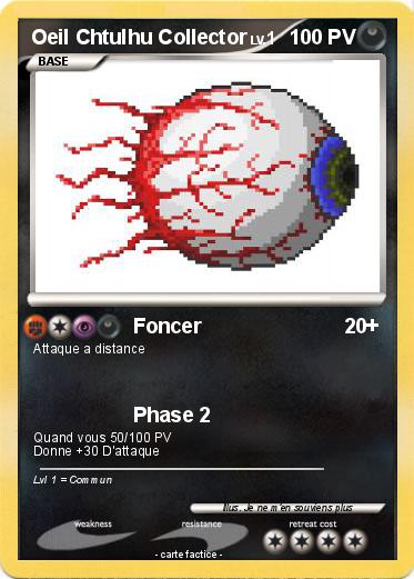 Pokemon Oeil Chtulhu Collector