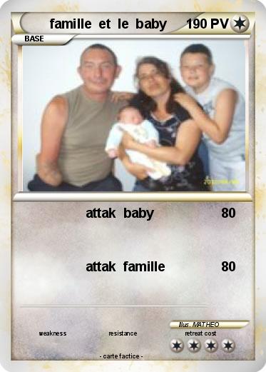 Pokemon famille  et  le  baby